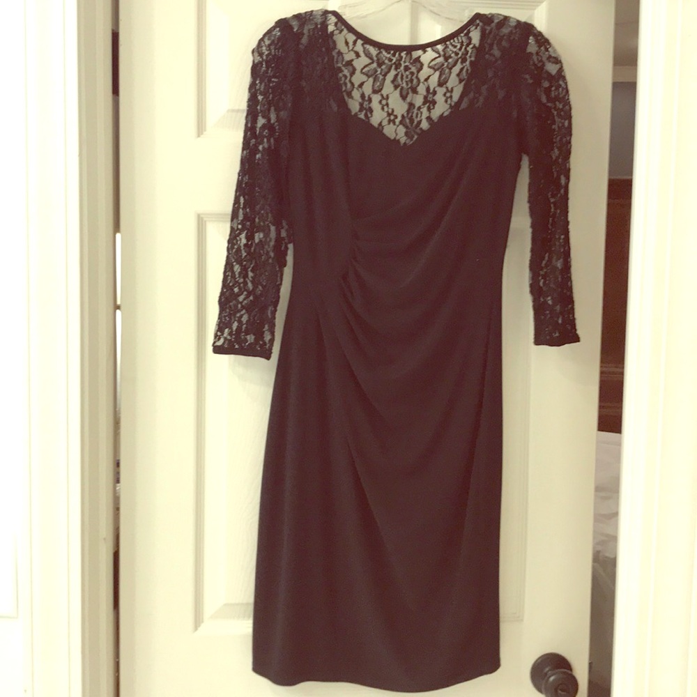 Black cocktail dress